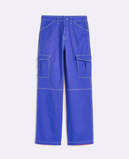 Solid Cargo Pant